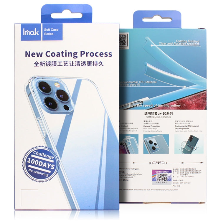For Samsung Galaxy A04e 4G IMAK UX-10 Series Transparent Shockproof TPU Phone Case by imak