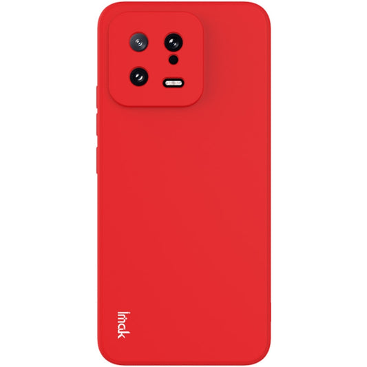 For Xiaomi 13 5G IMAK UC-4 Series Straight Edge TPU Soft Phone Case(Red) - Xiaomi Cases by imak | Online Shopping UK | buy2fix