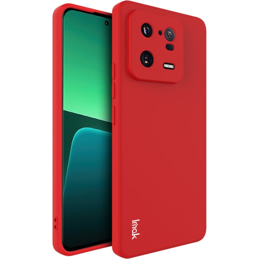 For Xiaomi 13 Pro 5G IMAK UC-4 Series Straight Edge TPU Soft Phone Case(Red) - Xiaomi Cases by imak | Online Shopping UK | buy2fix