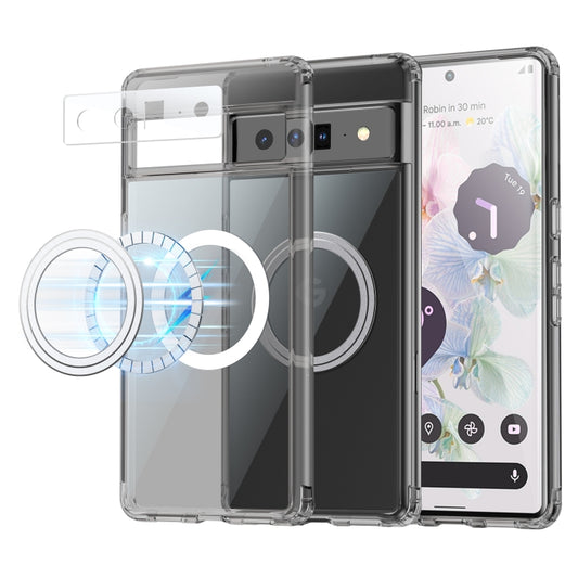 For Google Pixel 6 Pro Transparent Frosted MagSafe Phone Case - Google Cases by buy2fix | Online Shopping UK | buy2fix