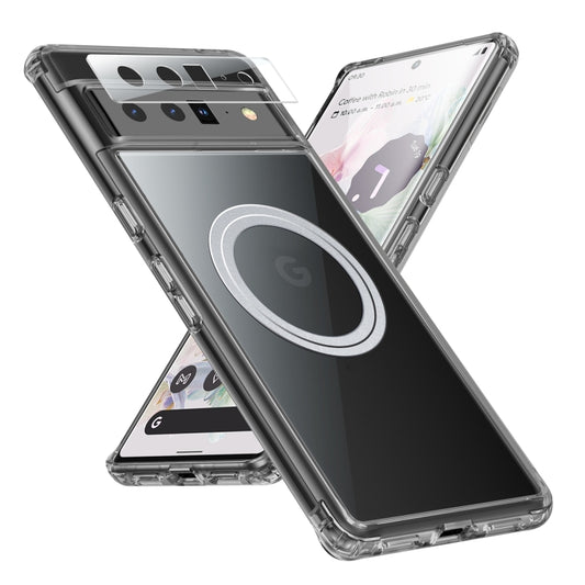For Google Pixel 6 Pro Transparent Frosted MagSafe Phone Case - Google Cases by buy2fix | Online Shopping UK | buy2fix