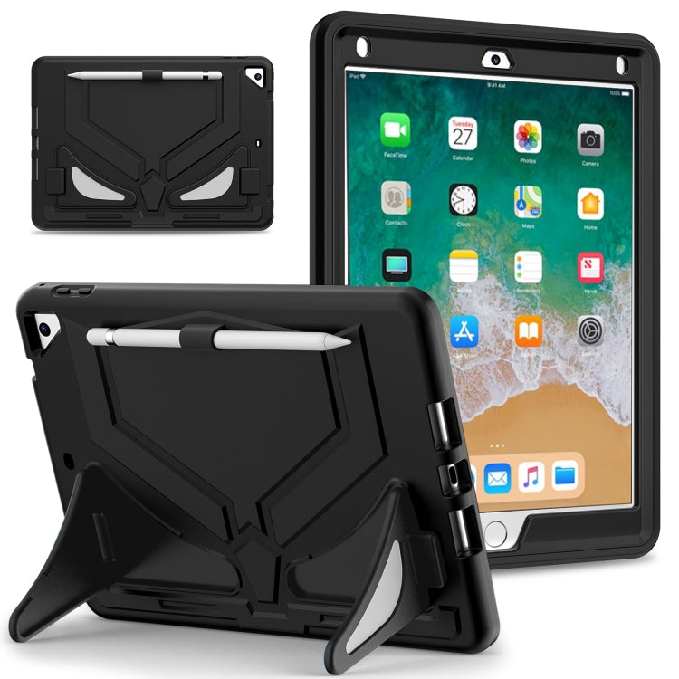 For iPad 9.7 2018/2017 / Pro 9.7 2016 / Air 2 Silicone + PC Shockproof Protective Tablet Case(Black) - iPad 9.7 (2018) & (2017) Cases by buy2fix | Online Shopping UK | buy2fix