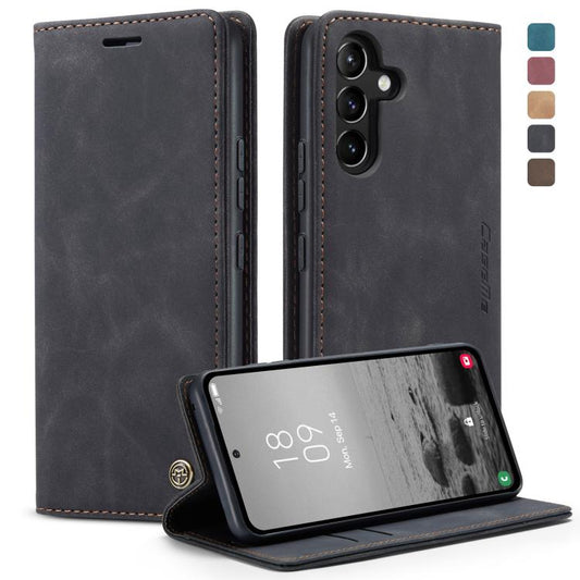 For Samsung Galaxy A54 CaseMe 013 Multifunctional Horizontal Flip Leather Phone Case(Black) - Galaxy Phone Cases by CaseMe | Online Shopping UK | buy2fix