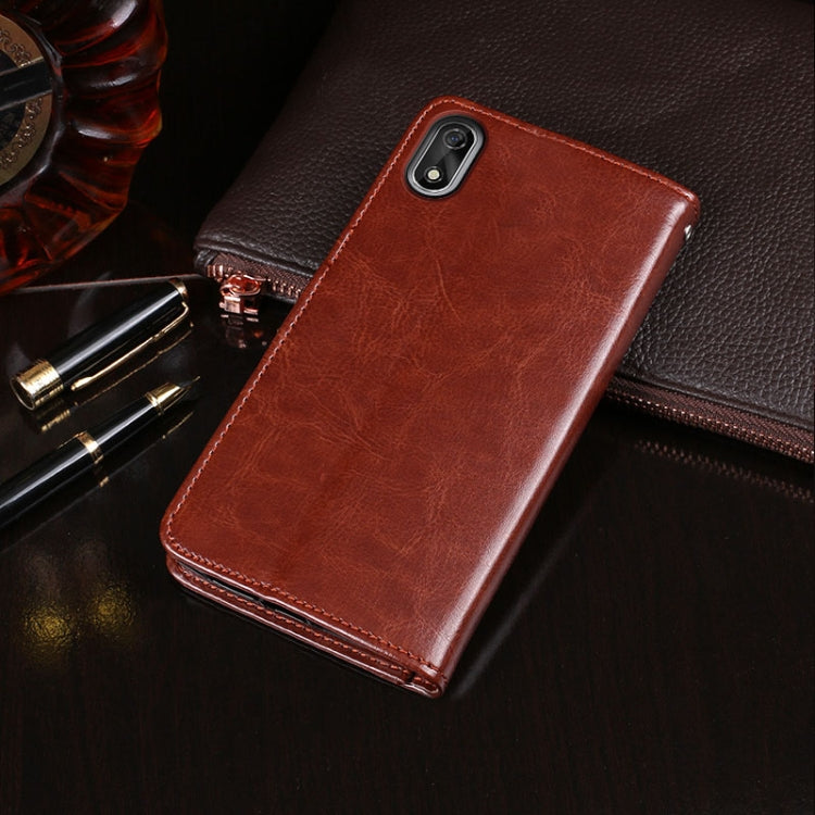 For Cubot J3 idewei Crazy Horse Texture Horizontal Flip Leather Case with Holder & Card Slots & Wallet(Black) - More Brand by idewei | Online Shopping UK | buy2fix