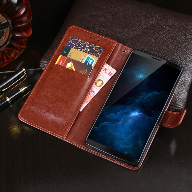 For Cubot J5 idewei Crazy Horse Texture Horizontal Flip Leather Case with Holder & Card Slots & Wallet(White) - More Brand by idewei | Online Shopping UK | buy2fix