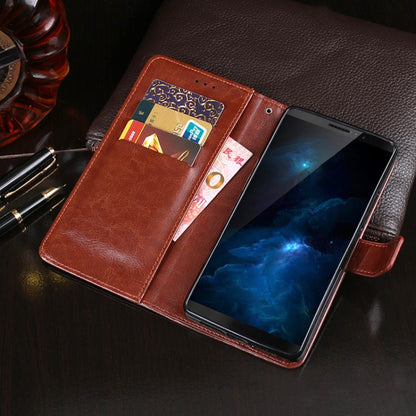 For Cubot J5 idewei Crazy Horse Texture Horizontal Flip Leather Case with Holder & Card Slots & Wallet(White) - More Brand by idewei | Online Shopping UK | buy2fix