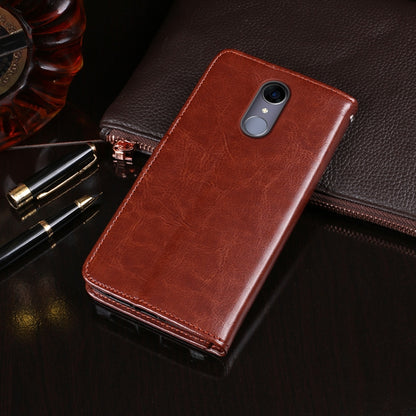For Cubot Note Plus idewei Crazy Horse Texture Horizontal Flip Leather Case with Holder & Card Slots & Wallet(Black) - More Brand by idewei | Online Shopping UK | buy2fix