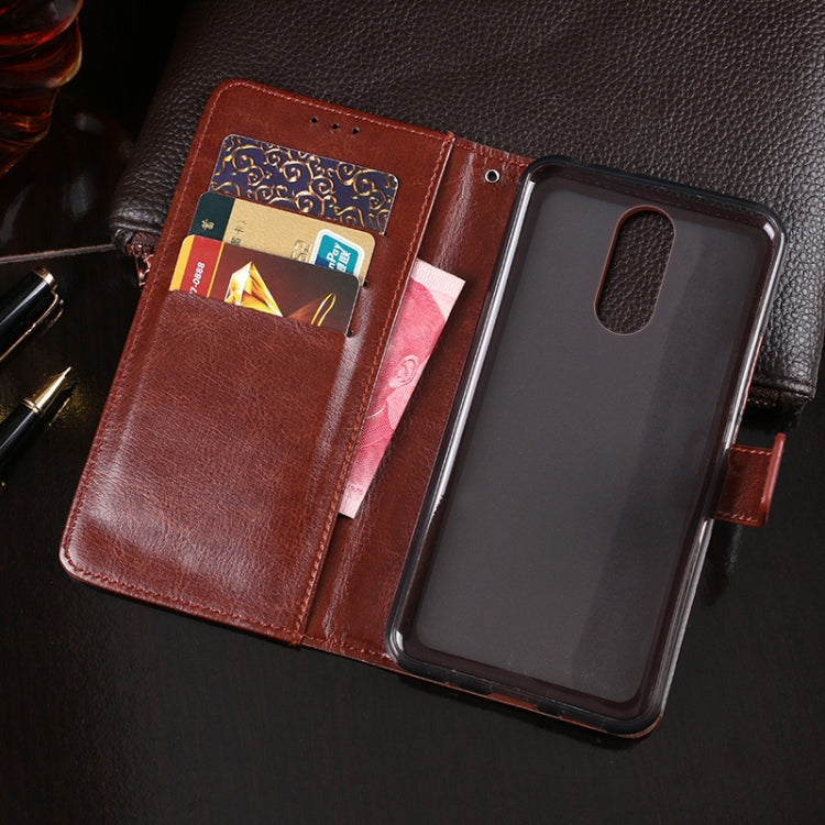 For Cubot Note Plus idewei Crazy Horse Texture Horizontal Flip Leather Case with Holder & Card Slots & Wallet(Black) - More Brand by idewei | Online Shopping UK | buy2fix