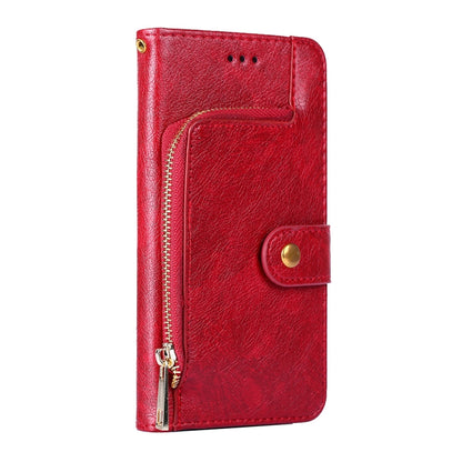 For OnePlus 11 Zipper Bag Leather Phone Case(Red) - OnePlus Cases by buy2fix | Online Shopping UK | buy2fix