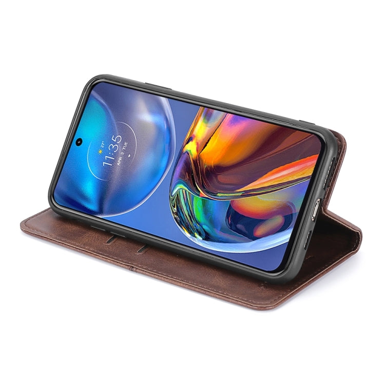 For OnePlus 11 Cow Texture Magnetic Horizontal Flip Leather Phone Case(Dark Brown) - OnePlus Cases by buy2fix | Online Shopping UK | buy2fix