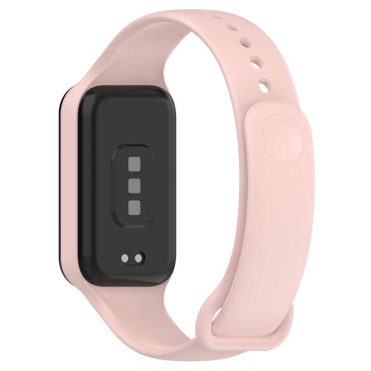 For Redmi Band 2 Solid Color Silicone Integrated Watch Band(Light Pink) - Watch Bands by buy2fix | Online Shopping UK | buy2fix