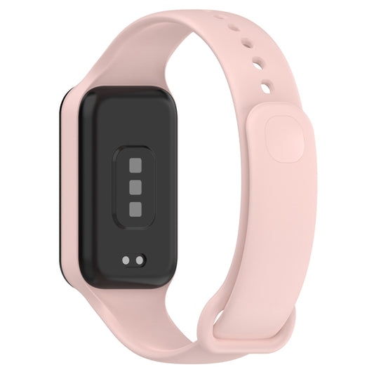 For Redmi Band 2 Solid Color Silicone Integrated Watch Band(Light Pink) - Watch Bands by buy2fix | Online Shopping UK | buy2fix