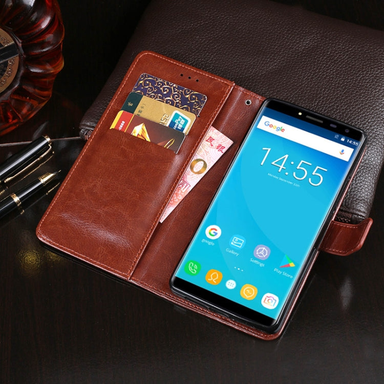 For Oukitel C8 idewei  Crazy Horse Texture Horizontal Flip Leather Case with Holder & Card Slots & Wallet(Red) - More Brand by idewei | Online Shopping UK | buy2fix