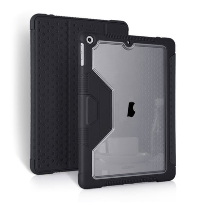For iPad 10.2 2019 / 10.2 2020 / 10.2 2021 3-fold TPU Acrylic PC Smart Leather Tablet Case(Black) - iPad 10.2 Cases by buy2fix | Online Shopping UK | buy2fix