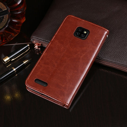 For Ulefone Note 7 idewei  Crazy Horse Texture Horizontal Flip Leather Case with Holder & Card Slots & Wallet(Dark Blue) - Ulefone Cases by idewei | Online Shopping UK | buy2fix