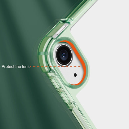 For iPad 2025 / 2022 3-fold Shockproof Smart Leather Tablet Case(Ice Blue) - iPad 2025 / 2022 Cases by buy2fix | Online Shopping UK | buy2fix