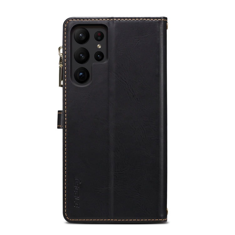 For Samsung Galaxy A54 5G ESEBLE Star Series Lanyard Zipper Wallet RFID Leather Case(Black) - Galaxy Phone Cases by ESEBLE | Online Shopping UK | buy2fix