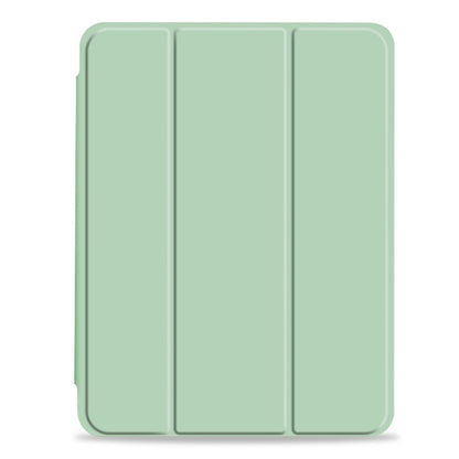 For iPad Pro 12.9 2022 / 2021 / 2020 3-fold Shockproof Smart Leather Tablet Case(Green) - iPad Pro 12.9 (2020) Cases by buy2fix | Online Shopping UK | buy2fix