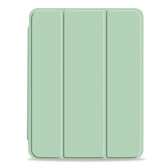 For iPad Pro 12.9 2022 / 2021 / 2020 3-fold Shockproof Smart Leather Tablet Case(Green) - iPad Pro 12.9 (2020) Cases by buy2fix | Online Shopping UK | buy2fix