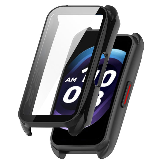 For Keep Band B5 / Band B4 PC + Tempered Film Integrated Watch Protective Case(Black) - Watch Case by buy2fix | Online Shopping UK | buy2fix