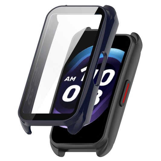 For Keep Band B5 / Band B4 PC + Tempered Film Integrated Watch Protective Case(Ink Blue) - Watch Case by buy2fix | Online Shopping UK | buy2fix