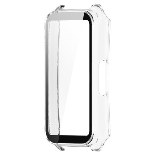 For Keep Band B5 / Band B4 PC + Tempered Film Integrated Watch Protective Case(Transparent White) - Watch Case by buy2fix | Online Shopping UK | buy2fix