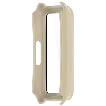 For Keep Band B5 / Band B4 PC + Tempered Film Integrated Watch Protective Case(Ivory White) - Watch Case by buy2fix | Online Shopping UK | buy2fix