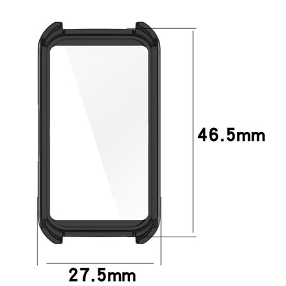 For Keep Band B5 / Band B4 PC + Tempered Film Integrated Watch Protective Case(Ivory White) - Watch Case by buy2fix | Online Shopping UK | buy2fix