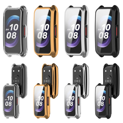 For Keep Band B5 / Band B4 Full Coverage TPU Electroplating Watch Protective Case(Silver) - Watch Case by buy2fix | Online Shopping UK | buy2fix