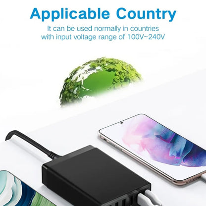 MFT-03Q 10 in 1 65W QC3.0 USB Smart Fast Charger, Plug Type:UK Plug(White) by buy2fix