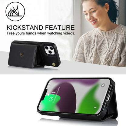 For iPhone 11 Pro RFID Card Slot Phone Case with Long Lanyard(Black) - iPhone 11 Pro Cases by buy2fix | Online Shopping UK | buy2fix