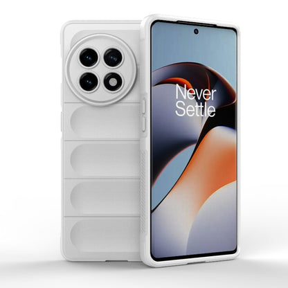 For OnePlus ACE 5G Magic Shield TPU + Flannel Phone Case(White) - Ace 5 Cases by buy2fix | Online Shopping UK | buy2fix
