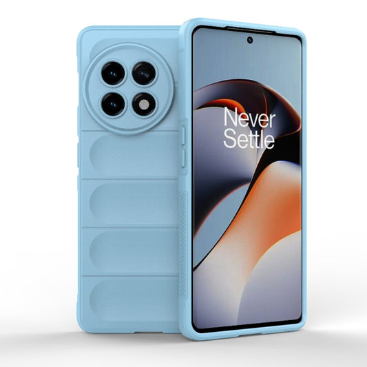 For OnePlus ACE 5G Magic Shield TPU + Flannel Phone Case(Light Blue) - Ace 5 Cases by buy2fix | Online Shopping UK | buy2fix