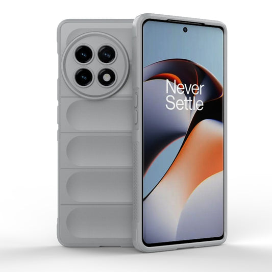 For OnePlus ACE 5G Magic Shield TPU + Flannel Phone Case(Grey) - Ace 5 Cases by buy2fix | Online Shopping UK | buy2fix