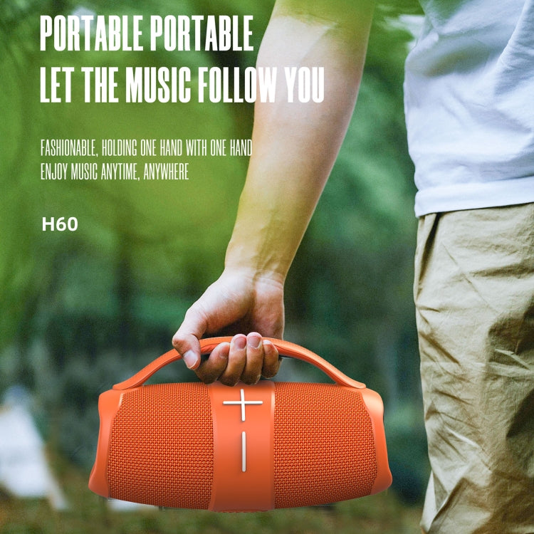 HOPESTAR H60 20W Outdoor Portable Waterproof Wireless Bluetooth Speaker(Black) - Waterproof Speaker by HOPESTAR | Online Shopping UK | buy2fix