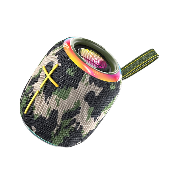 HOPESTAR P35 mini 10W Outdoor IPX7 Waterproof TWS Bluetooth Speaker(Camouflage)