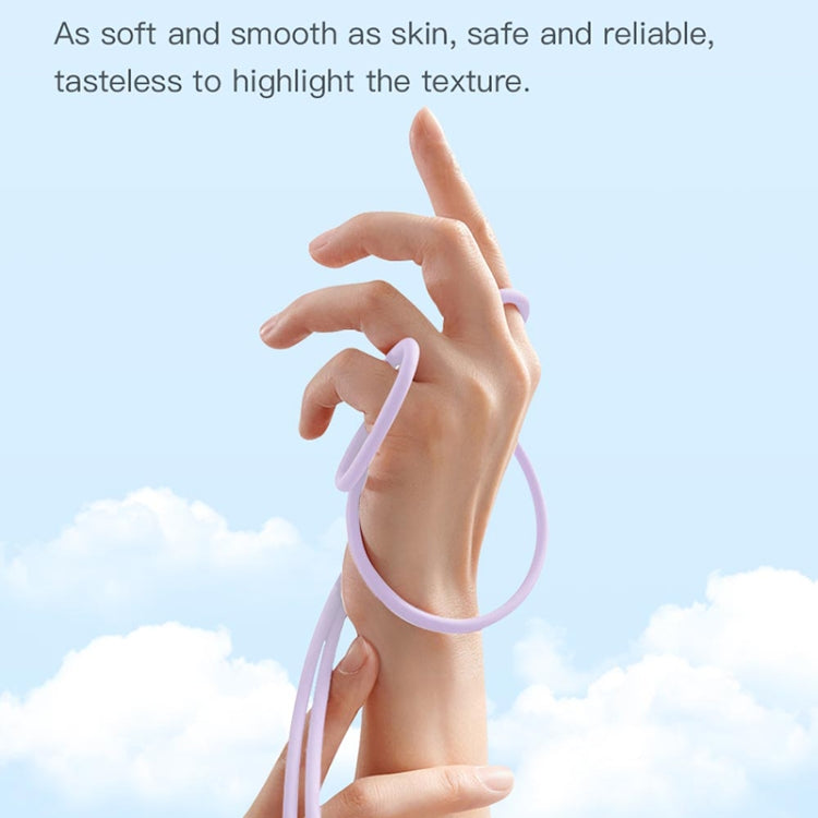 TOTU BT-022 Skin Sense Series Type-C to Type-C Silicone Data Cable, Length:1m(White) - USB-C & Type-C Cable by TOTUDESIGN | Online Shopping UK | buy2fix