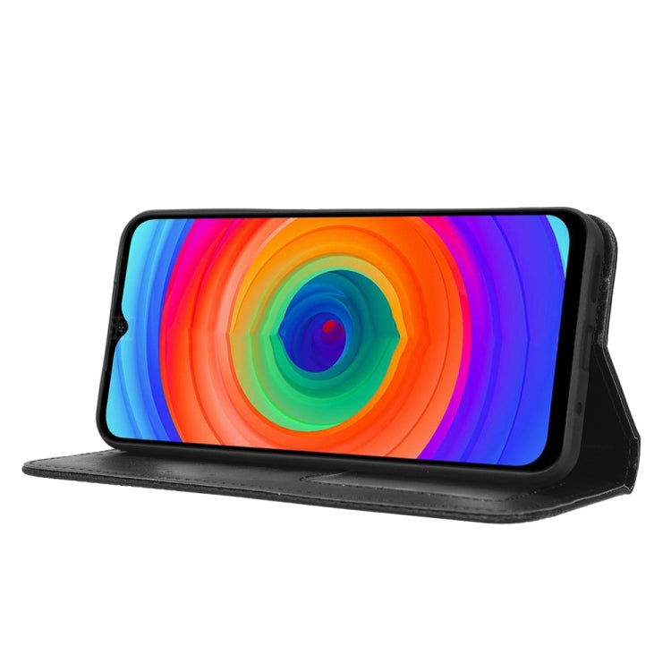 For Ulefone Note 14 Magnetic Buckle Retro Texture Leather Phone Case(Black) by buy2fix