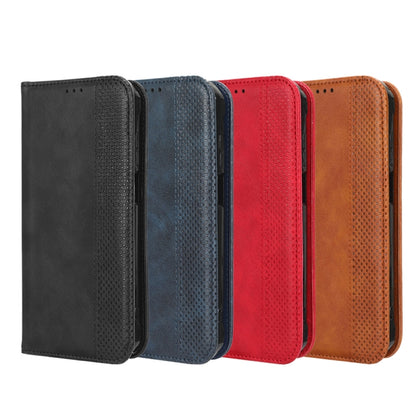 For Ulefone Note 14 Magnetic Buckle Retro Texture Leather Phone Case(Black) by buy2fix