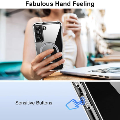 For Samsung Galaxy S22 5G Transparent Frosted MagSafe Phone Case - Galaxy S22 5G Cases by buy2fix | Online Shopping UK | buy2fix
