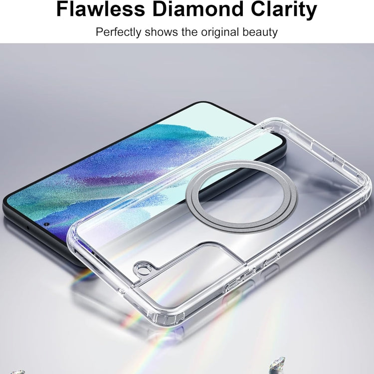 For Samsung Galaxy S21 FE 5G Transparent Frosted MagSafe Phone Case by buy2fix