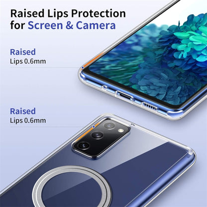 For Samsung Galaxy S20 FE Transparent Frosted MagSafe Phone Case by buy2fix