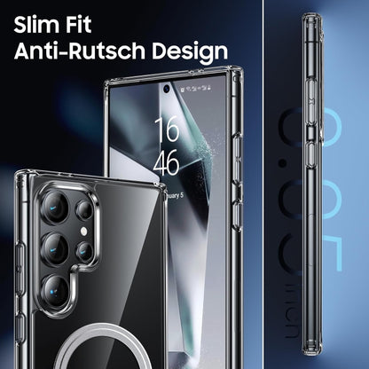 For Samsung Galaxy S25 Ultra 5G Transparent Frosted MagSafe Phone Case by buy2fix