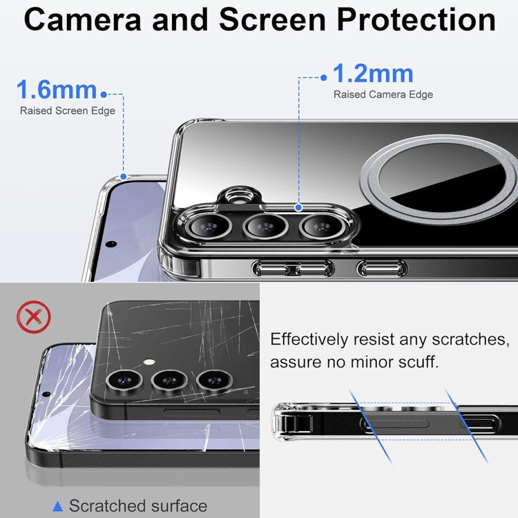 For Samsung Galaxy S25 5G Transparent Frosted MagSafe Phone Case by buy2fix