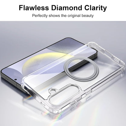 For Samsung Galaxy S25 5G Transparent Frosted MagSafe Phone Case by buy2fix