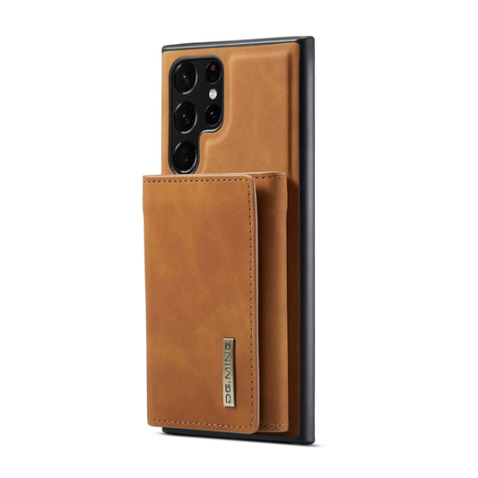 For Samsung Galaxy S23 Ultra 5G DG.MING M1 Series 3-Fold Multi Card Wallet  Phone Case(Brown) - Galaxy S23 Ultra 5G Cases by DG.MING | Online Shopping UK | buy2fix