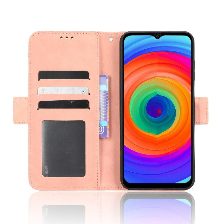 For Ulefone Note 14 Skin Feel Calf Texture Card Slots Leather Phone Case(Pink) by buy2fix