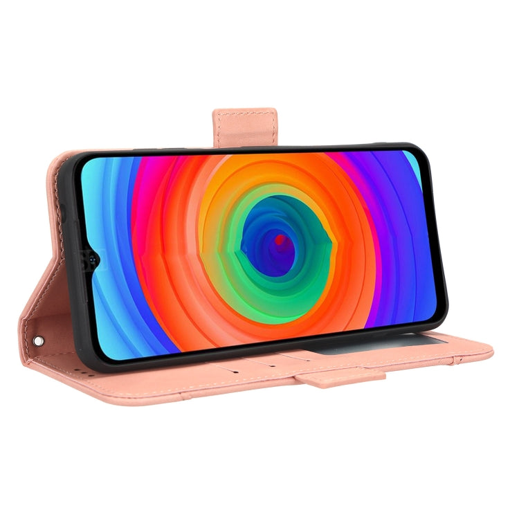 For Ulefone Note 14 Skin Feel Calf Texture Card Slots Leather Phone Case(Pink) by buy2fix