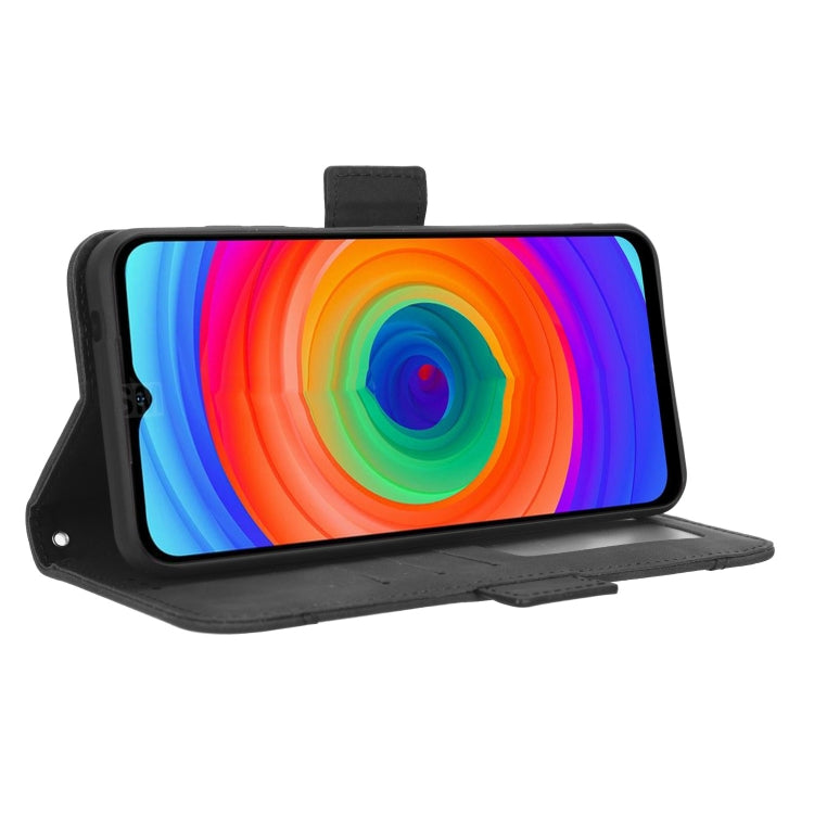 For Ulefone Note 14 Skin Feel Calf Texture Card Slots Leather Phone Case(Black) by buy2fix