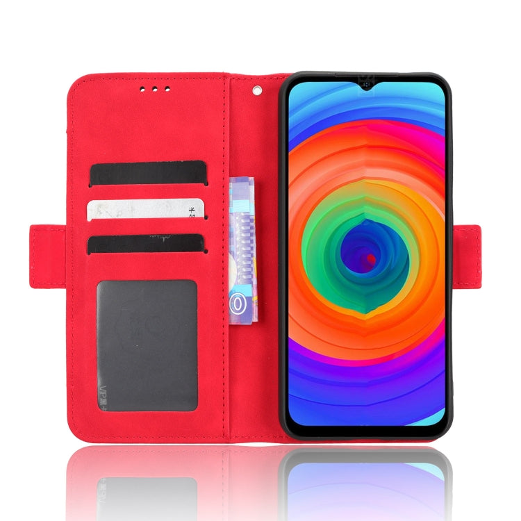 For Ulefone Note 14 Skin Feel Calf Texture Card Slots Leather Phone Case(Red) by buy2fix